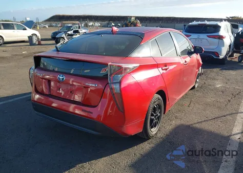 2016 Toyota Prius Two from USA, damaged, VIN JTDKBRFU7G3513451